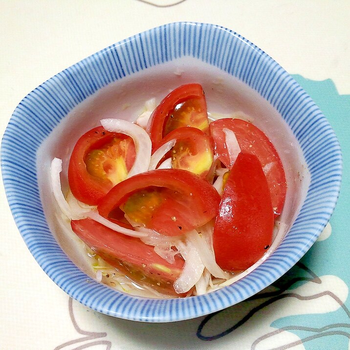 玉ねぎとトマトのマリネ＋＋